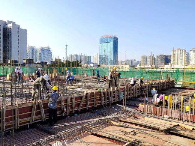 二分公司广西工业设计院项目实现转换层主体施工.jpg